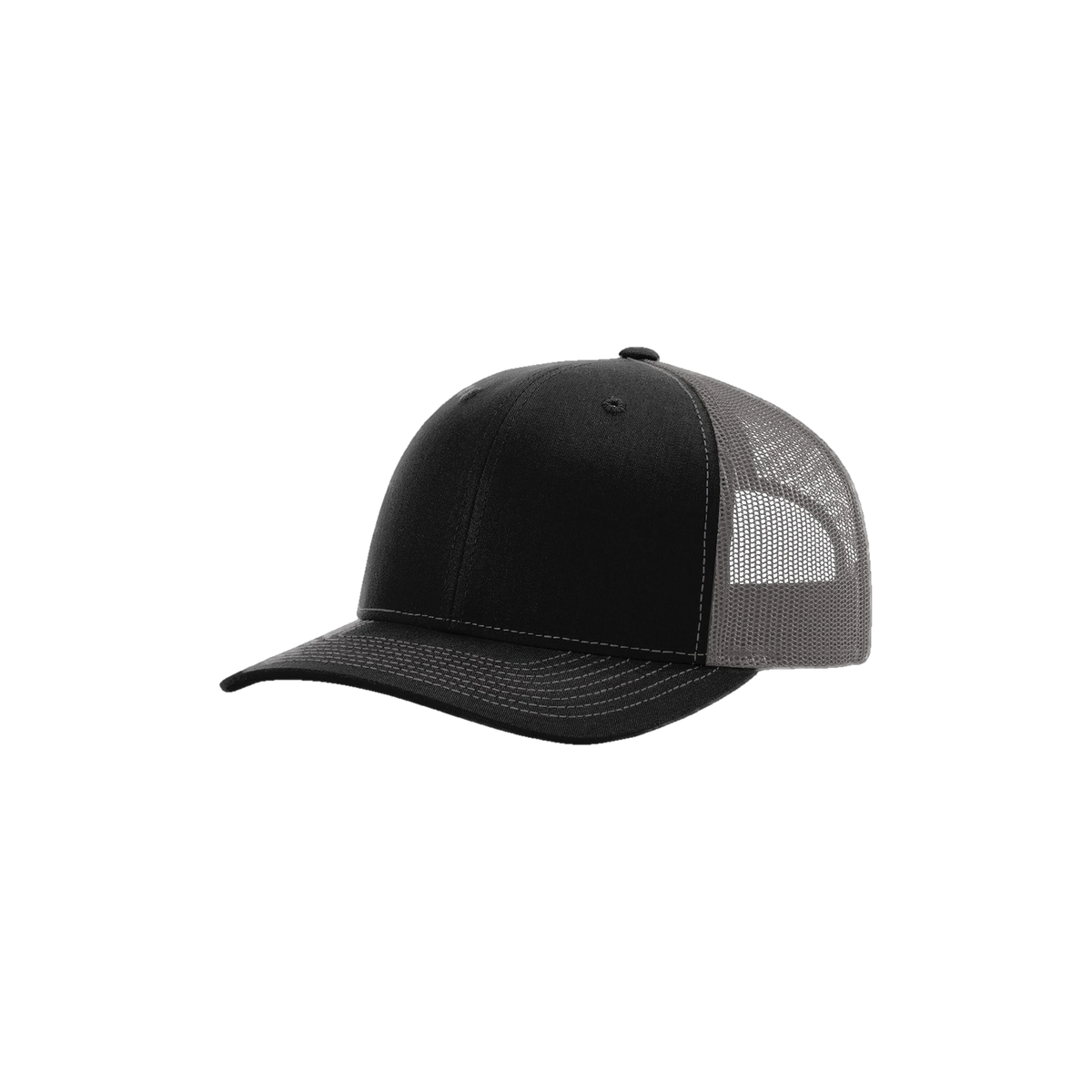 Richardson Trucker in Black/ Charcoal