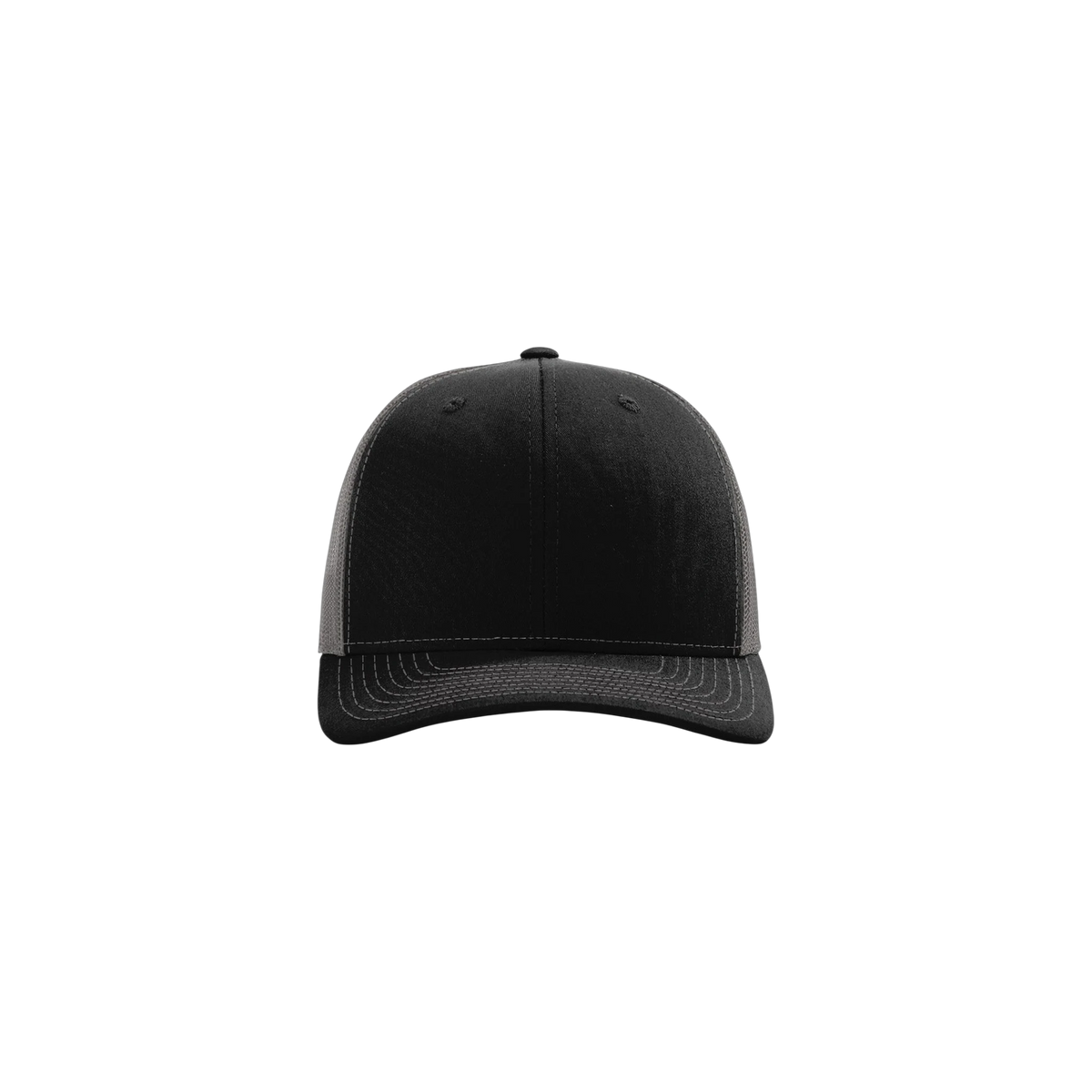 Richardson Trucker in Black/ Charcoal