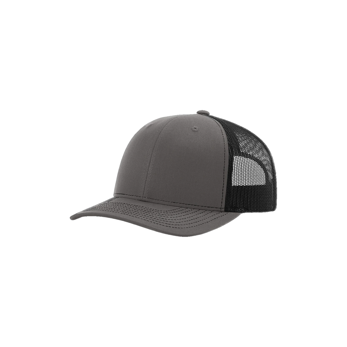 Richardson Trucker in Charcoal/ Black
