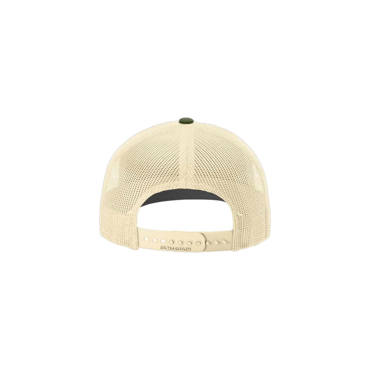 Richardson Trucker in Heather Grey/ Birch/ Army Olive