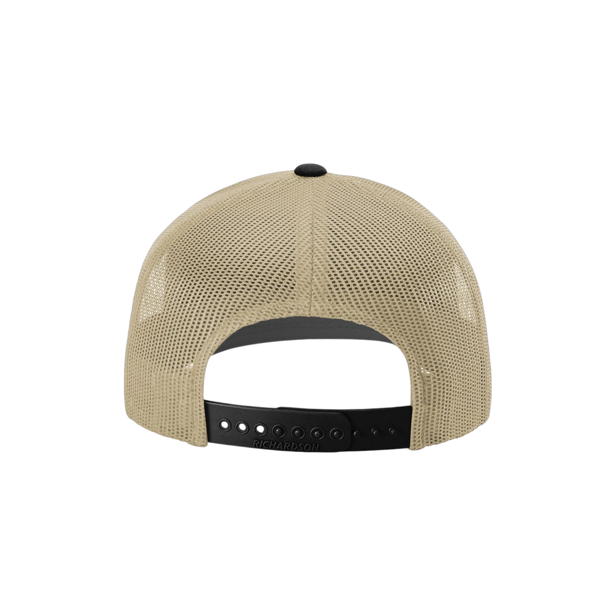 Richardson Trucker in Khaki/ Khaki/ Black — custom branded by Motive