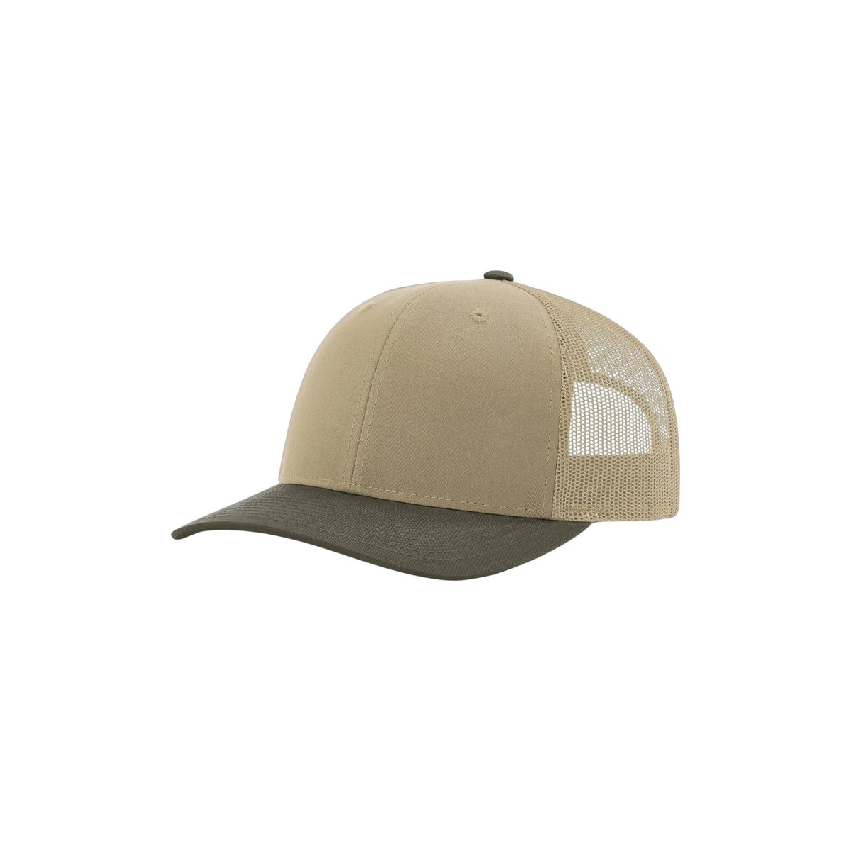 Richardson Trucker in Khaki/ Khaki/ Chocolate Chip