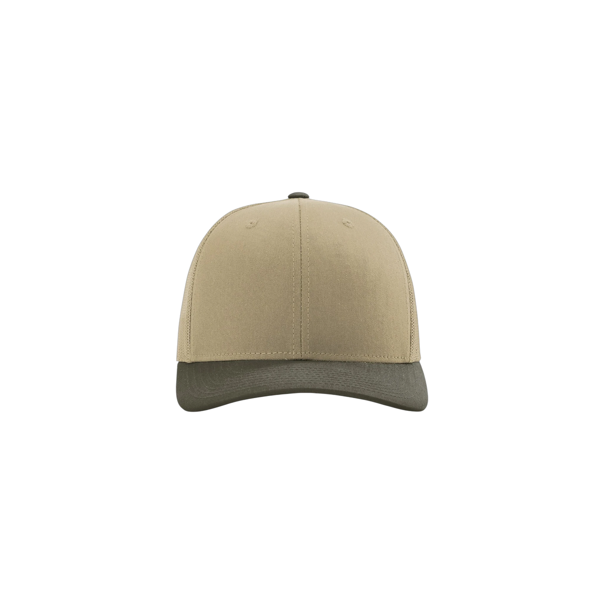 Richardson Trucker in Khaki/ Khaki/ Chocolate Chip