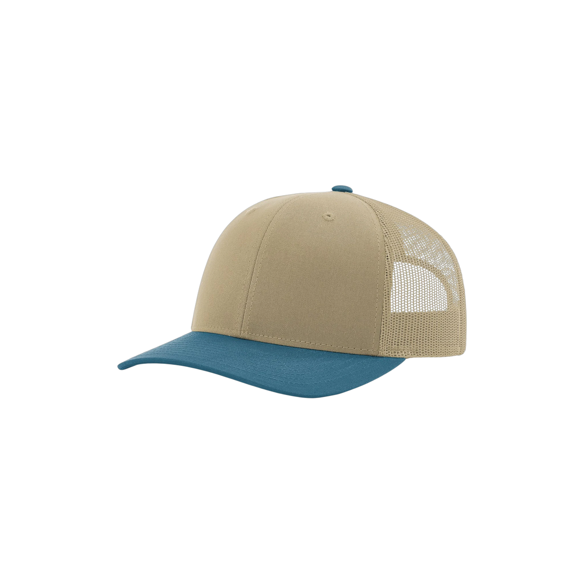 Richardson Trucker in Khaki/ Khaki/ Legion Blue