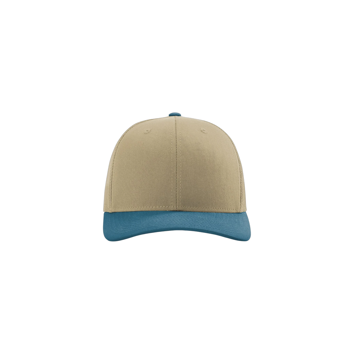 Richardson Trucker in Khaki/ Khaki/ Legion Blue