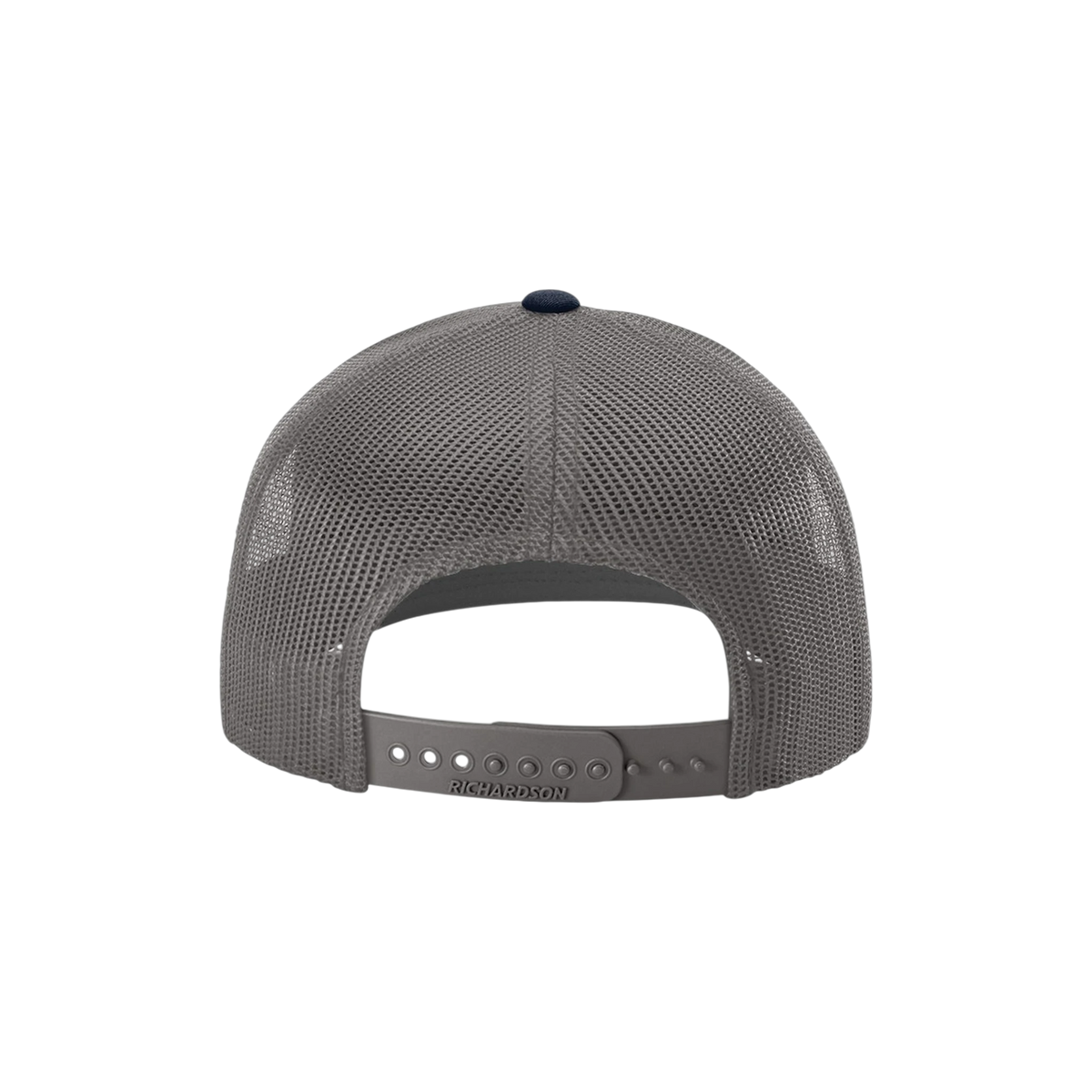 Richardson Trucker in Navy/ Charcoal — custom branded by Motive