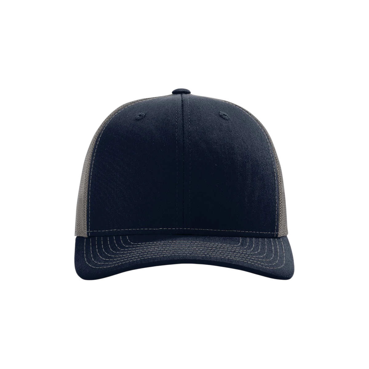 Richardson Trucker in Navy/ Charcoal — custom branded by Motive