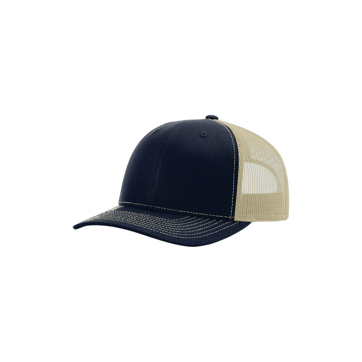 Richardson Trucker in Navy/ Khaki — custom branded by Motive