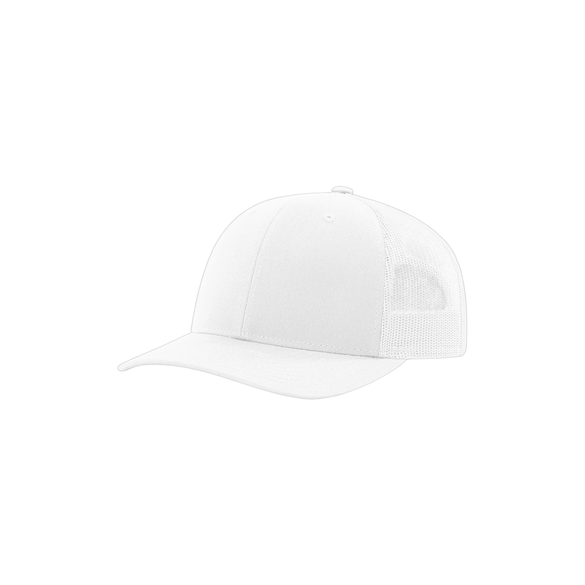 Richardson Trucker in White — custom branded by Motive
