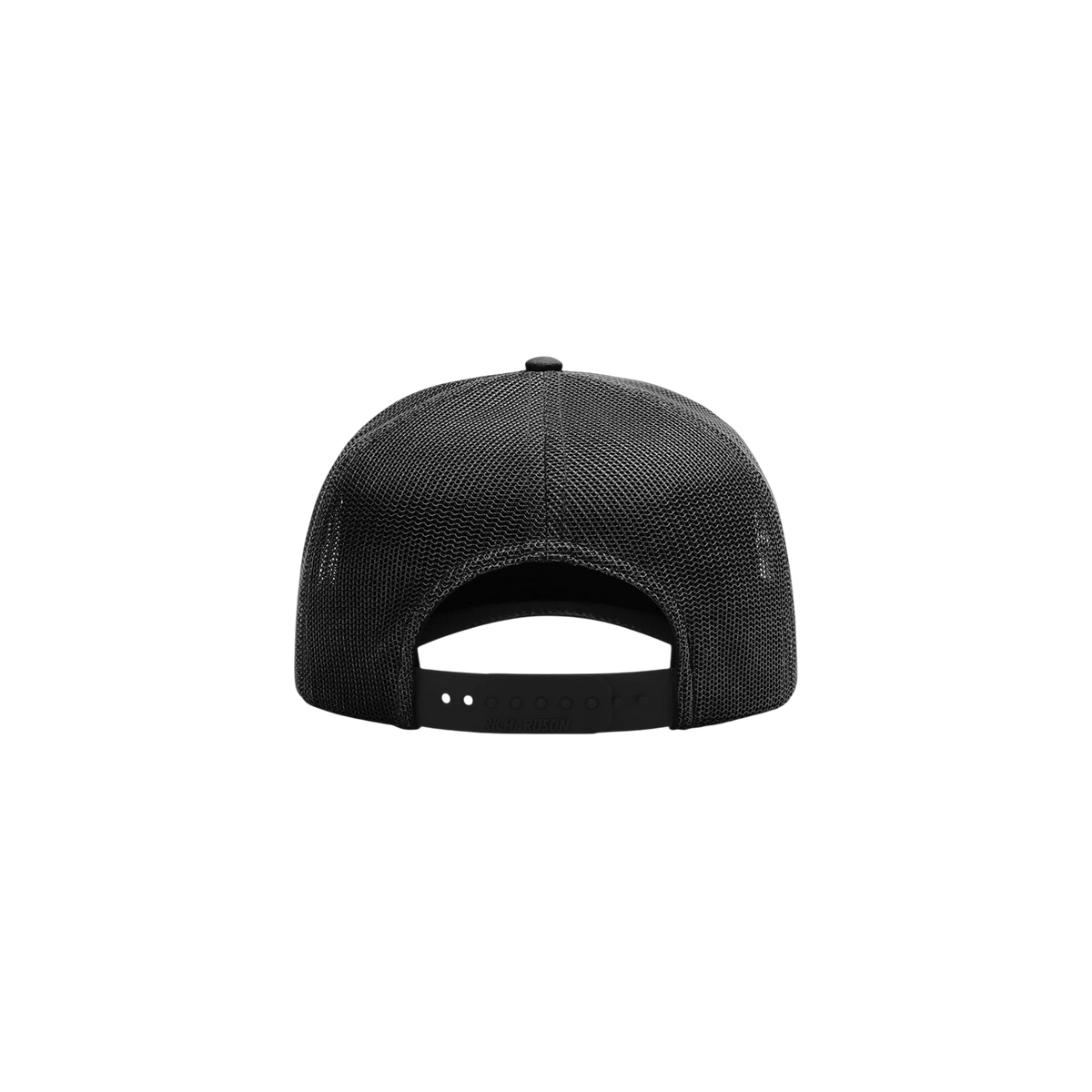 Richardson Five-Panel Champ Trucker in Black