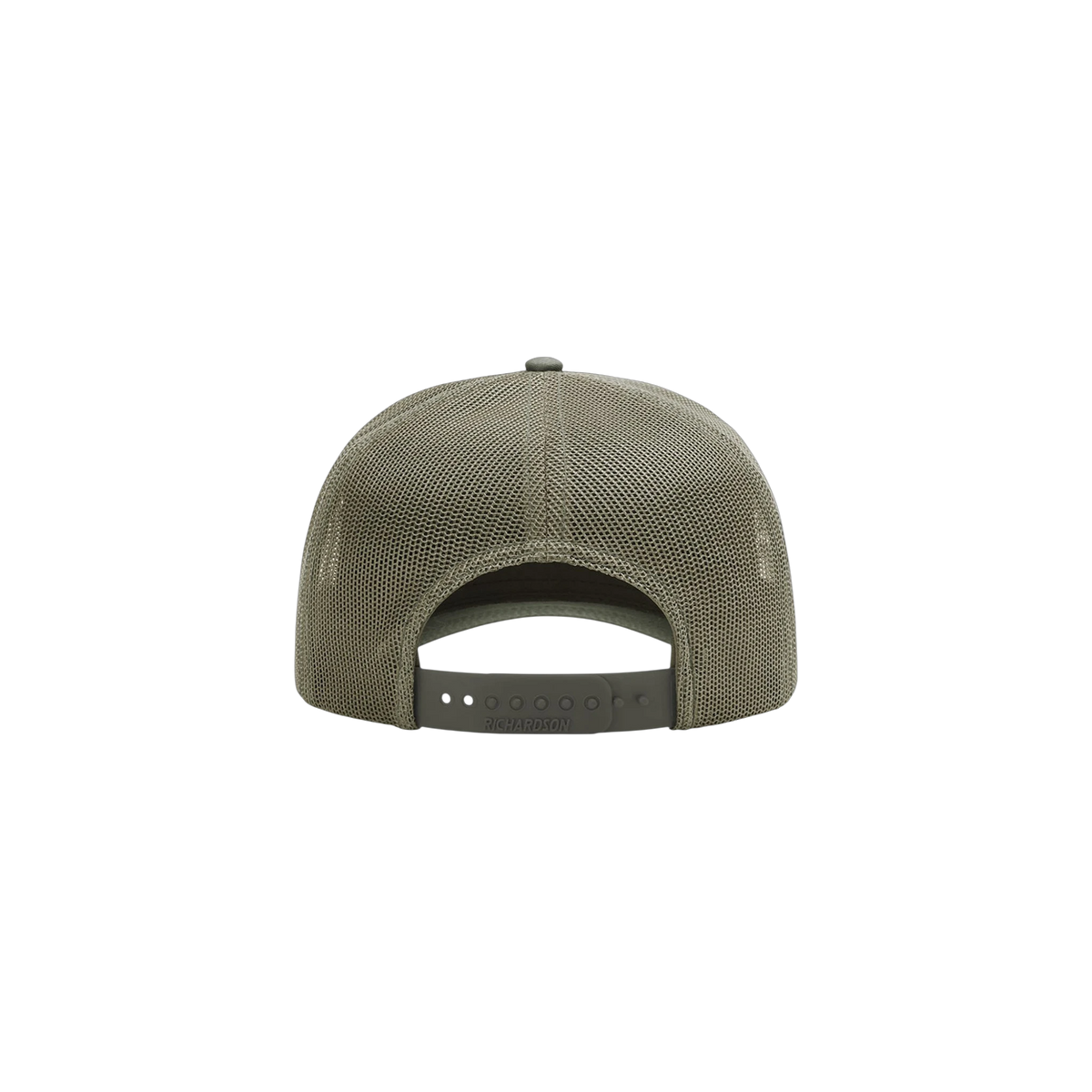 Richardson Five-Panel Champ Trucker in Loden — custom branded by Motive