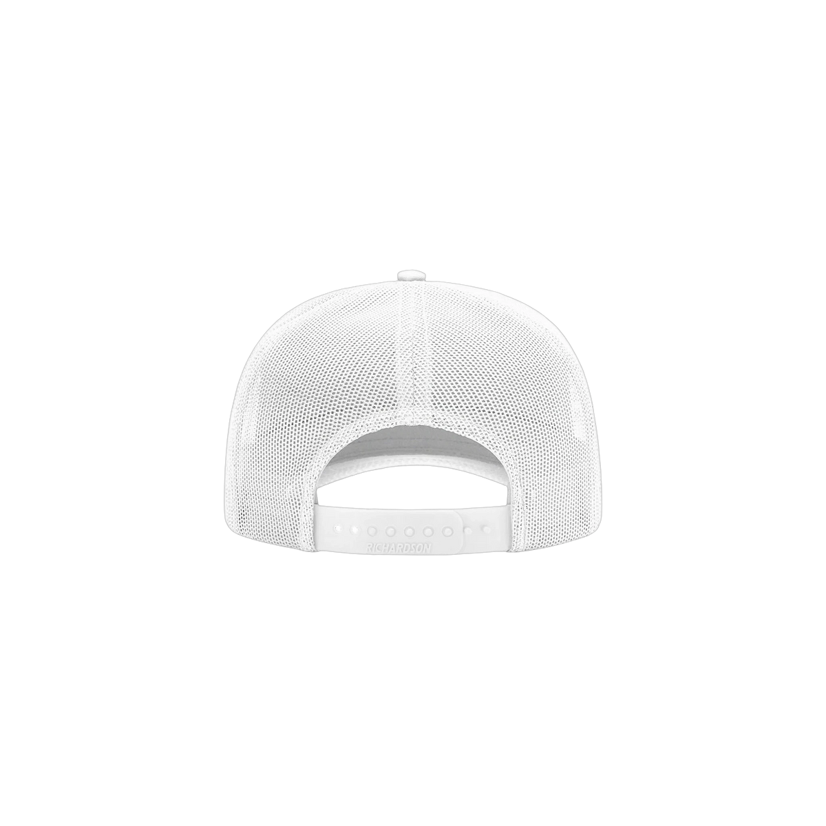 Richardson Five-Panel Champ Trucker in White