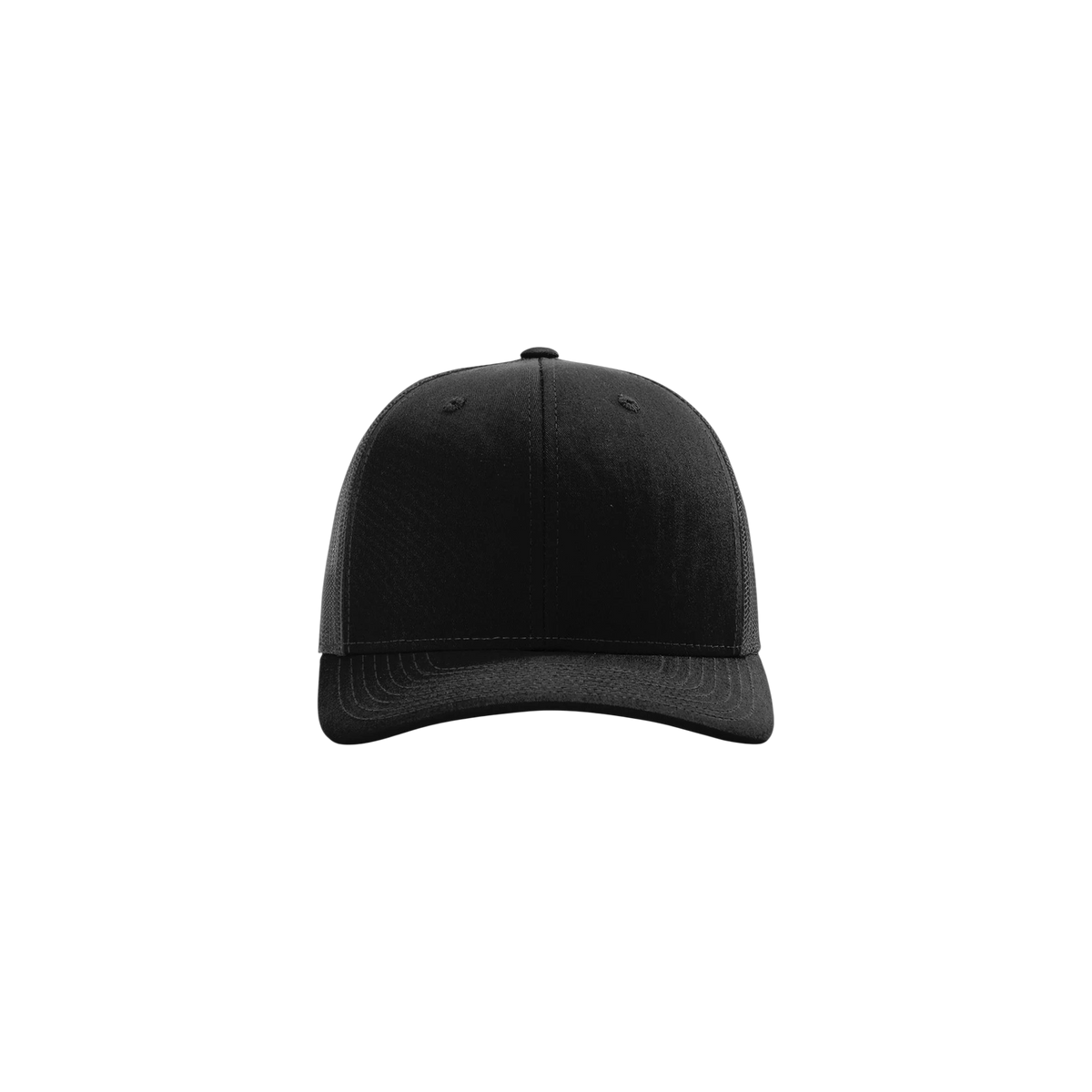Richardson R-Flex Adjustable Trucker in Black/ Graphite