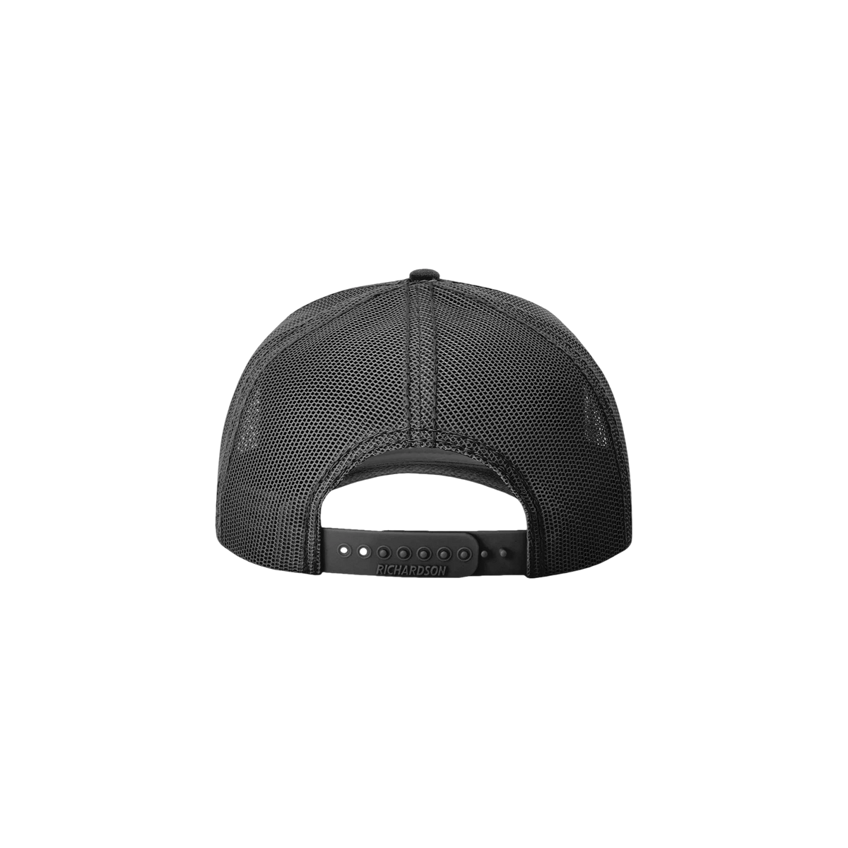 Richardson Hawthorne Waxed Cap in Black — custom branded by Motive