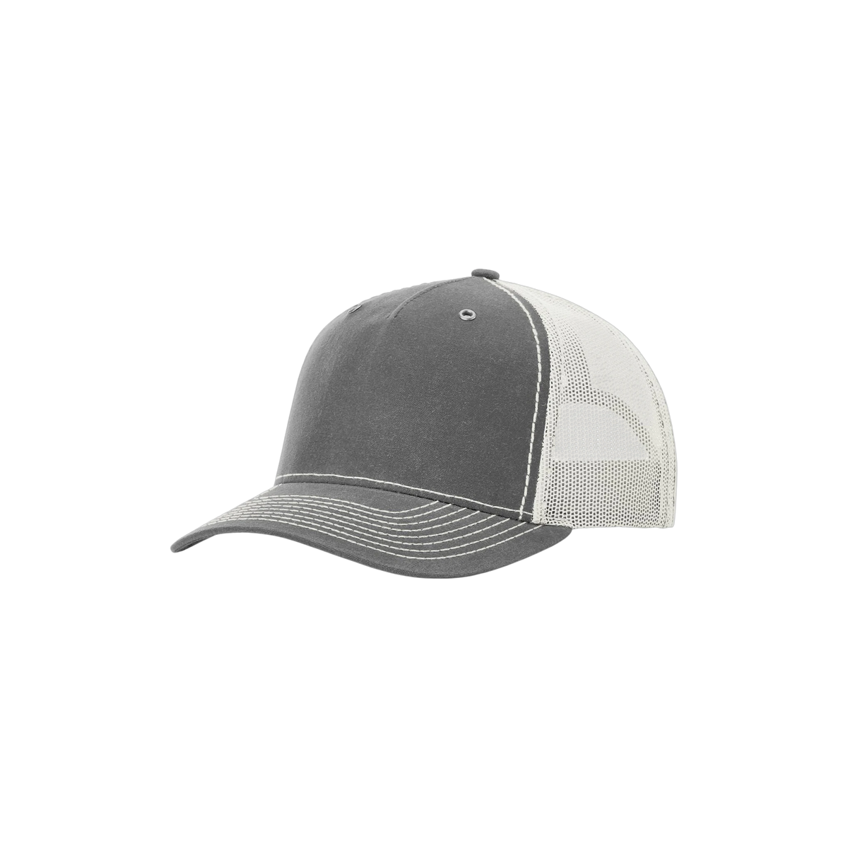 Richardson Hawthorne Waxed Cap in Rhino/ Light Grey — custom branded by Motive