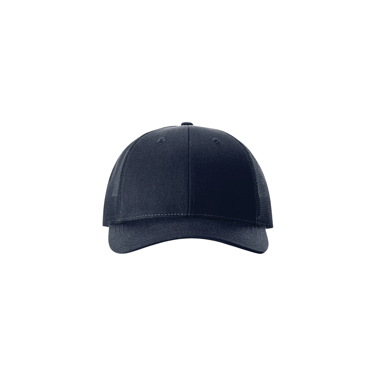 Richardson Low Pro Trucker in Navy — custom branded by Motive