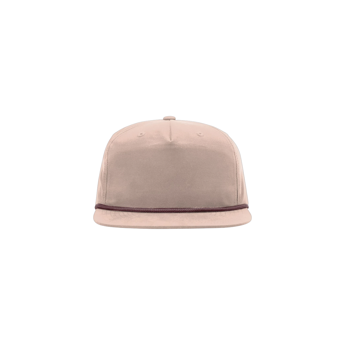 Richardson Umpqua Gramps Cap in Pale Peach/ Maroon — custom branded by Motive
