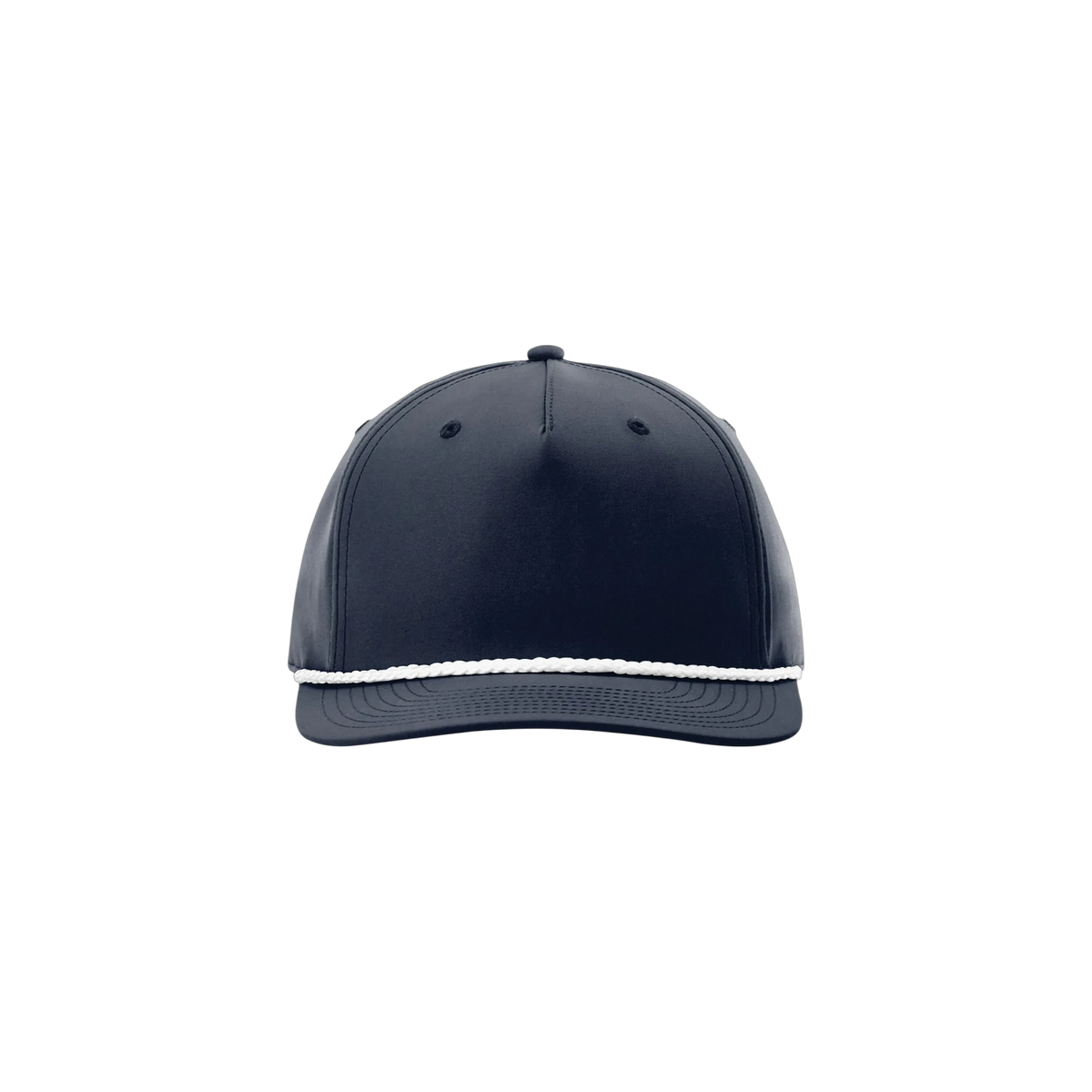Richardson 5-Panel Rope Cap in Navy/ White — custom branded by Motive
