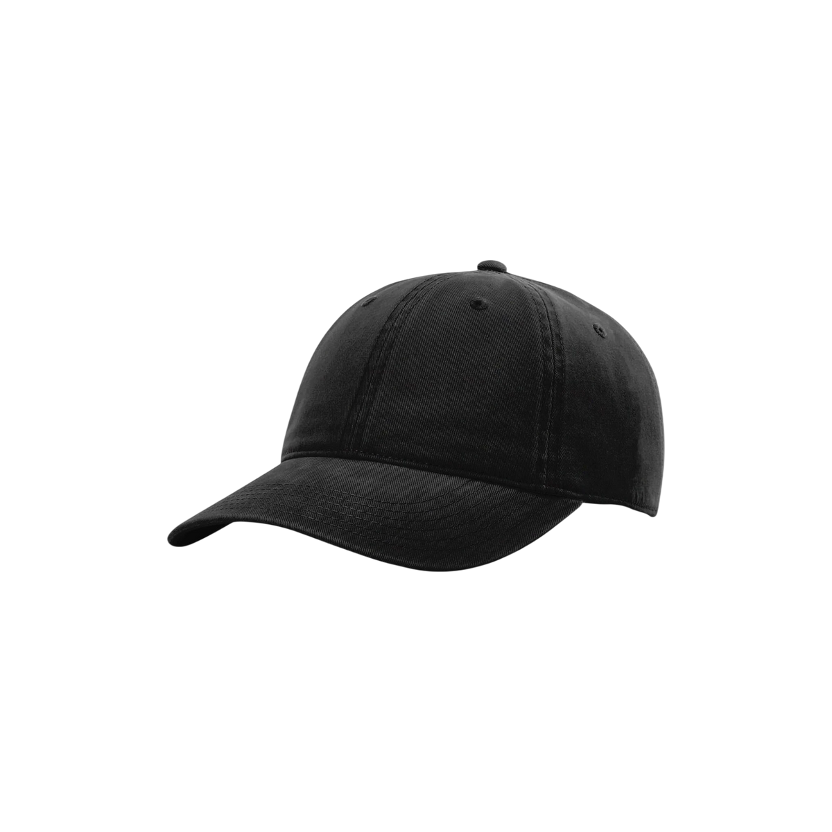Richardson Garment Washed Dad Cap in Black — custom branded by Motive