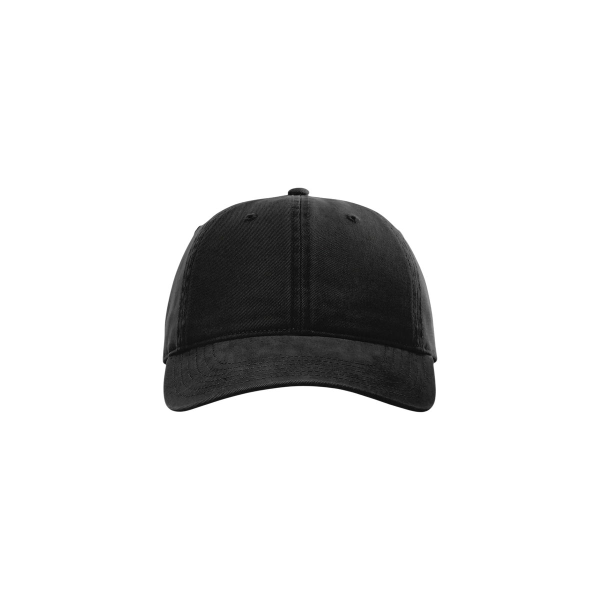 Richardson Garment Washed Dad Cap in Black — custom branded by Motive