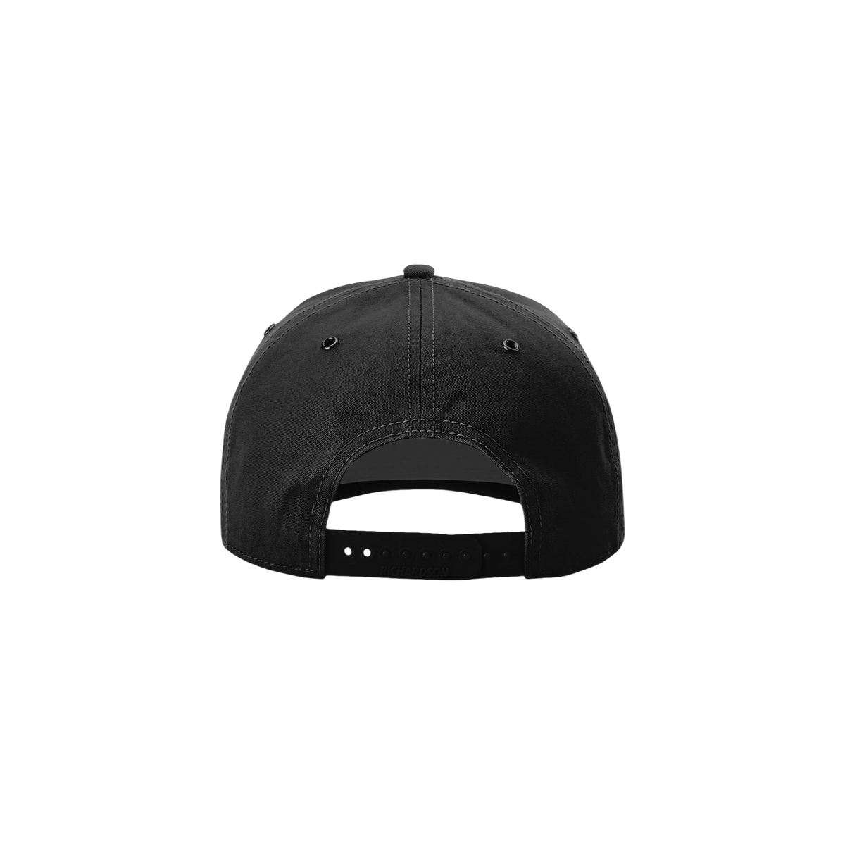 Richardson Burnside Cap in Black — custom branded by Motive