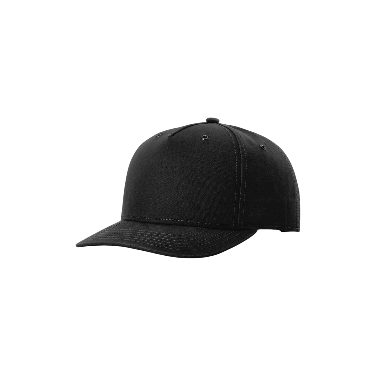 Richardson Burnside Cap in Black — custom branded by Motive