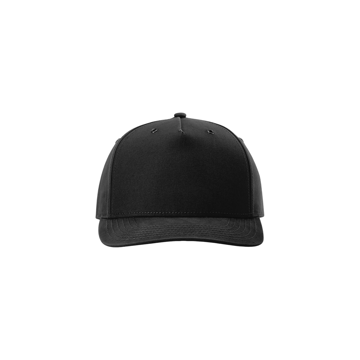Richardson Burnside Cap in Black — custom branded by Motive