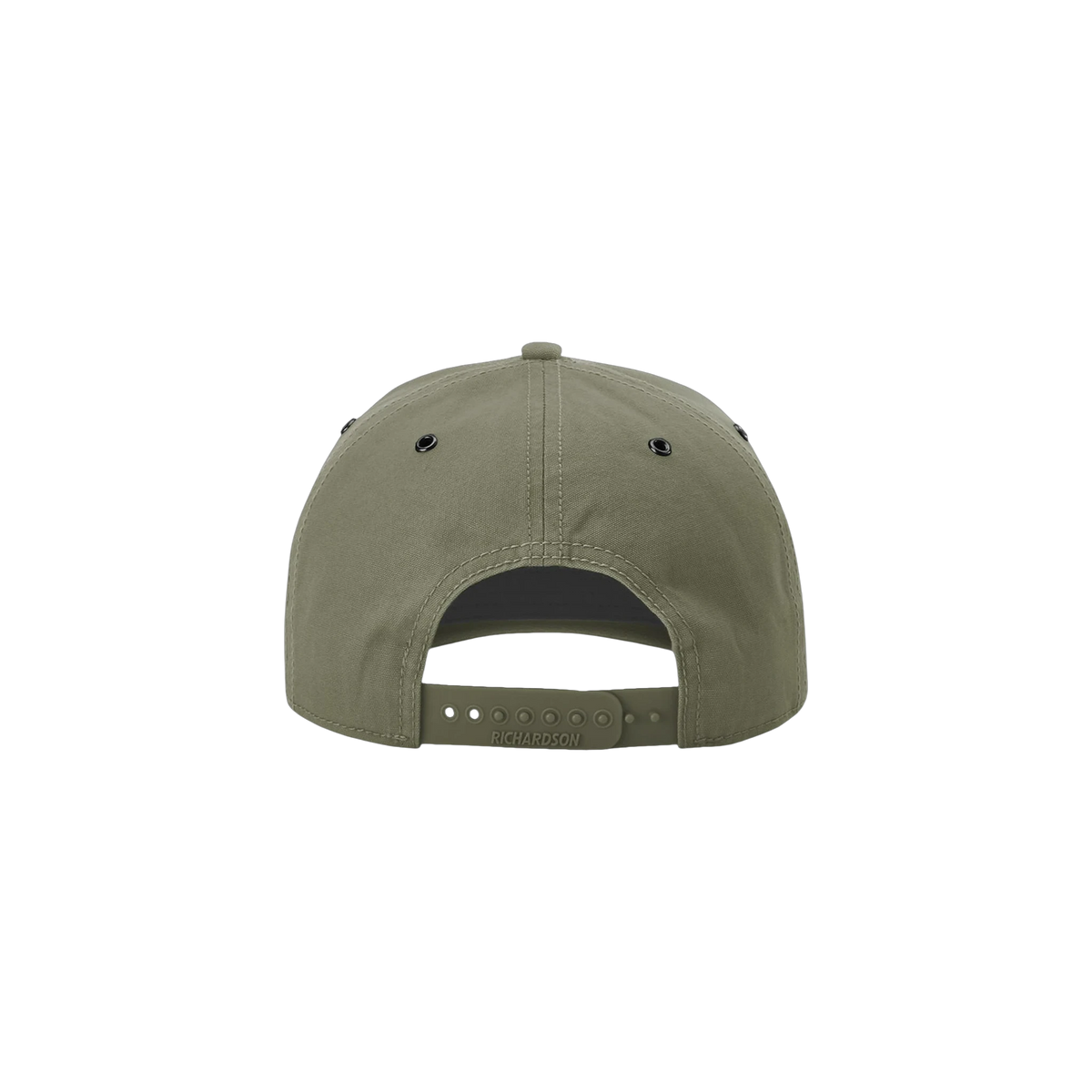 Richardson Burnside Cap in Olive — custom branded by Motive