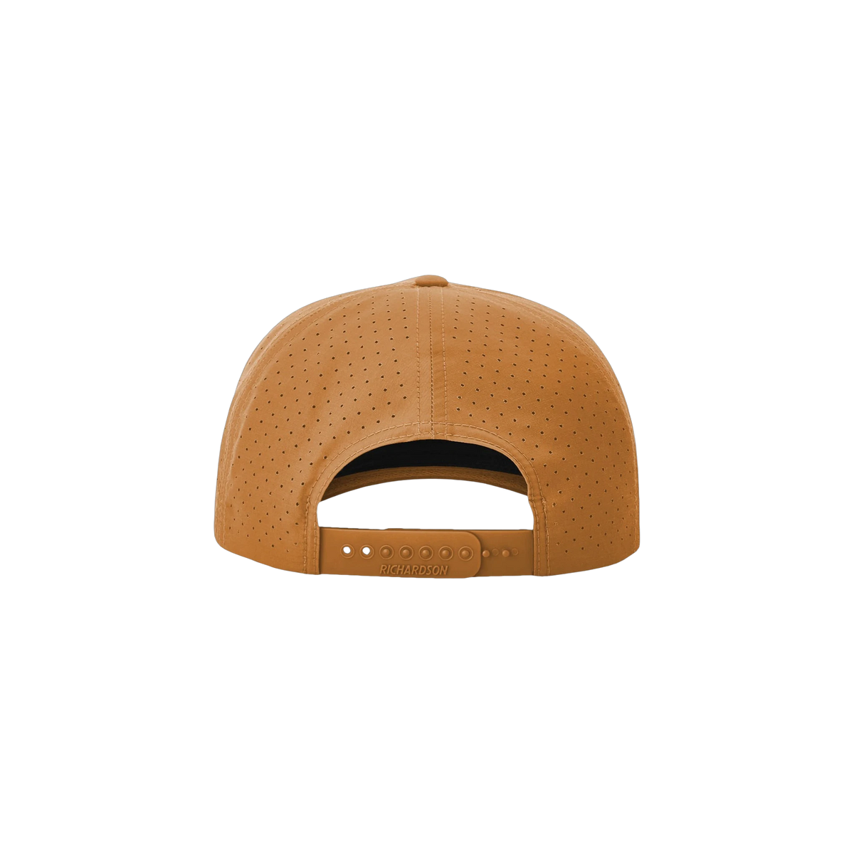 Richardson Laser Perf Performance Rope Cap in Clay/ White Black