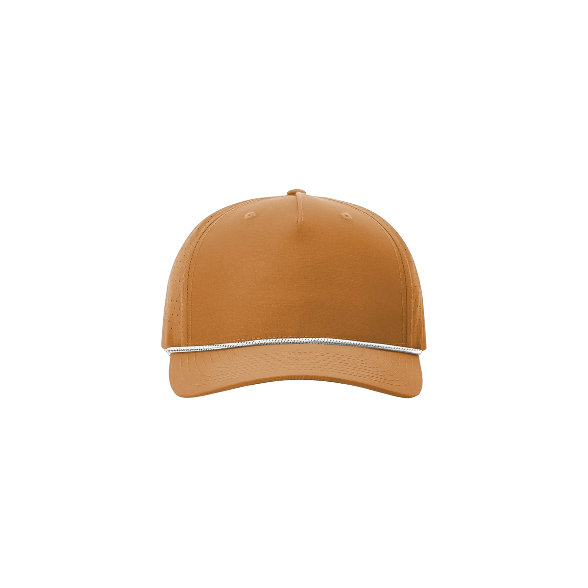 Richardson Laser Perf Performance Rope Cap in Clay/ White Black