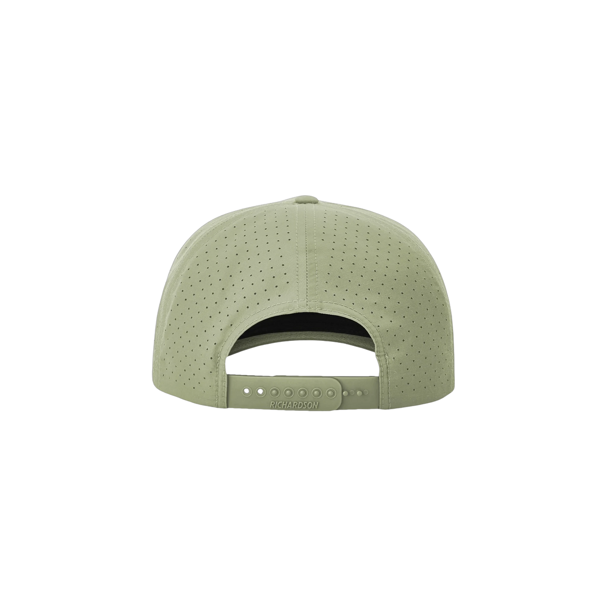 Richardson Laser Perf Performance Rope Cap in Light Olive/ Olive