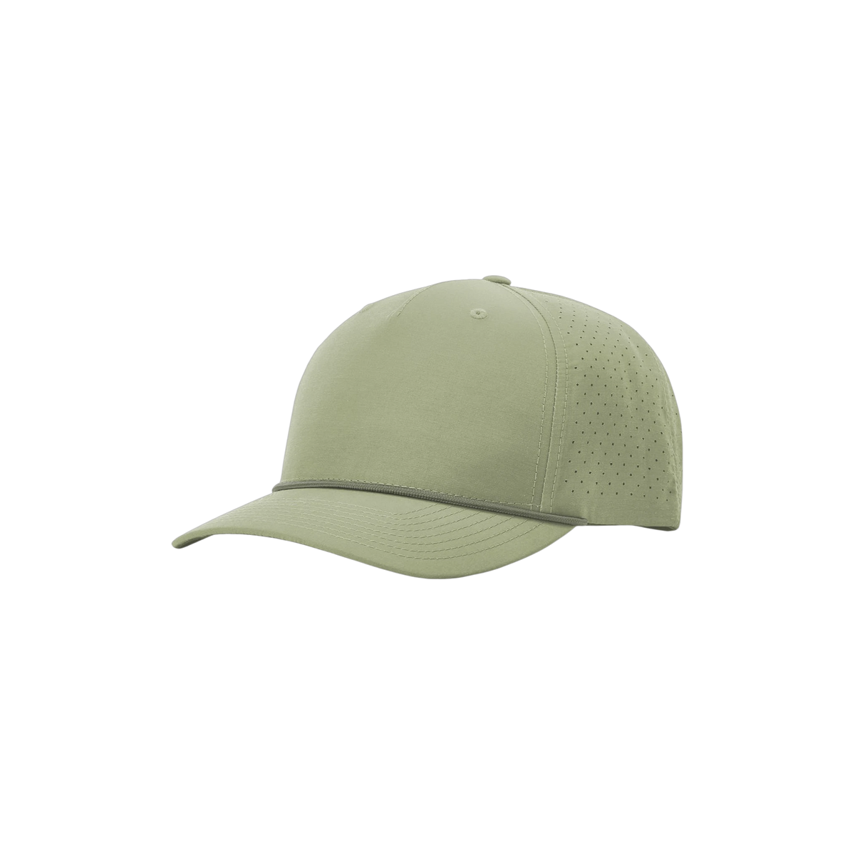 Richardson Laser Perf Performance Rope Cap in Light Olive/ Olive