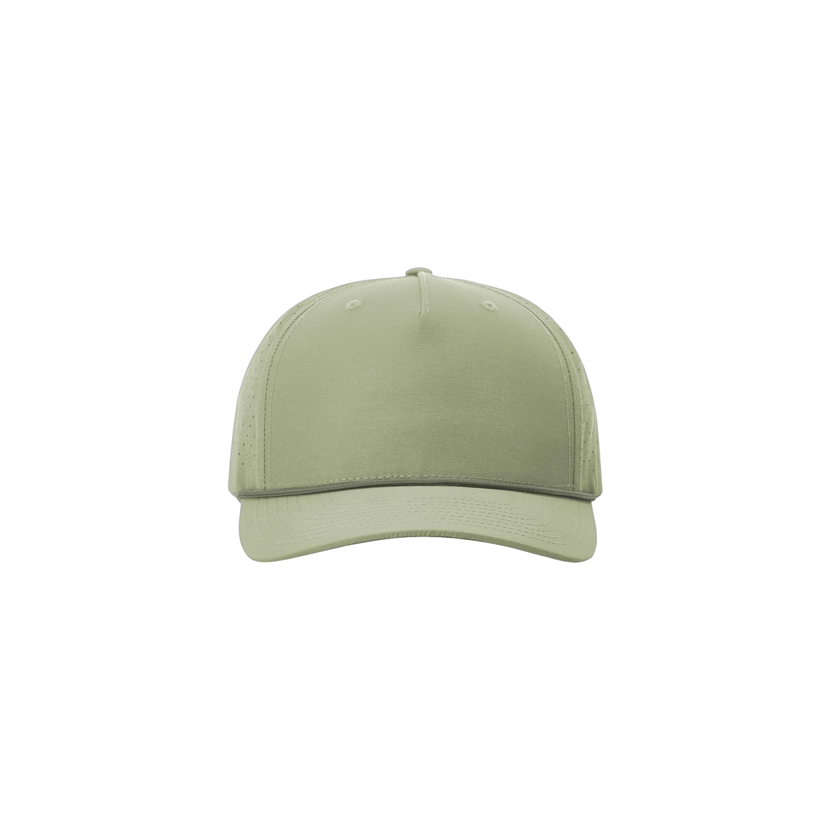 Richardson Laser Perf Performance Rope Cap in Light Olive/ Olive
