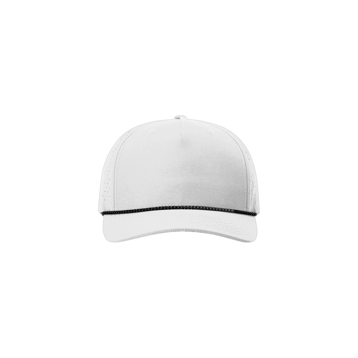 Richardson Laser Perf Performance Rope Cap in Silver/ Black Silver