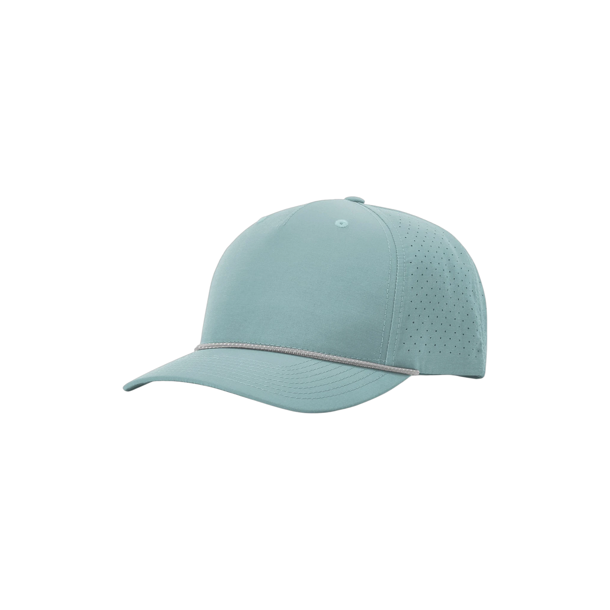 Richardson Laser Perf Performance Rope Cap in Smoke Blue/ Grey White