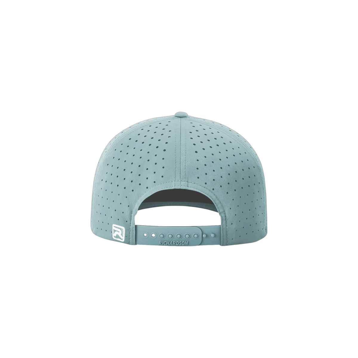 Richardson Laser Perf R-Flex Snapback in Smoke Blue — custom branded by Motive