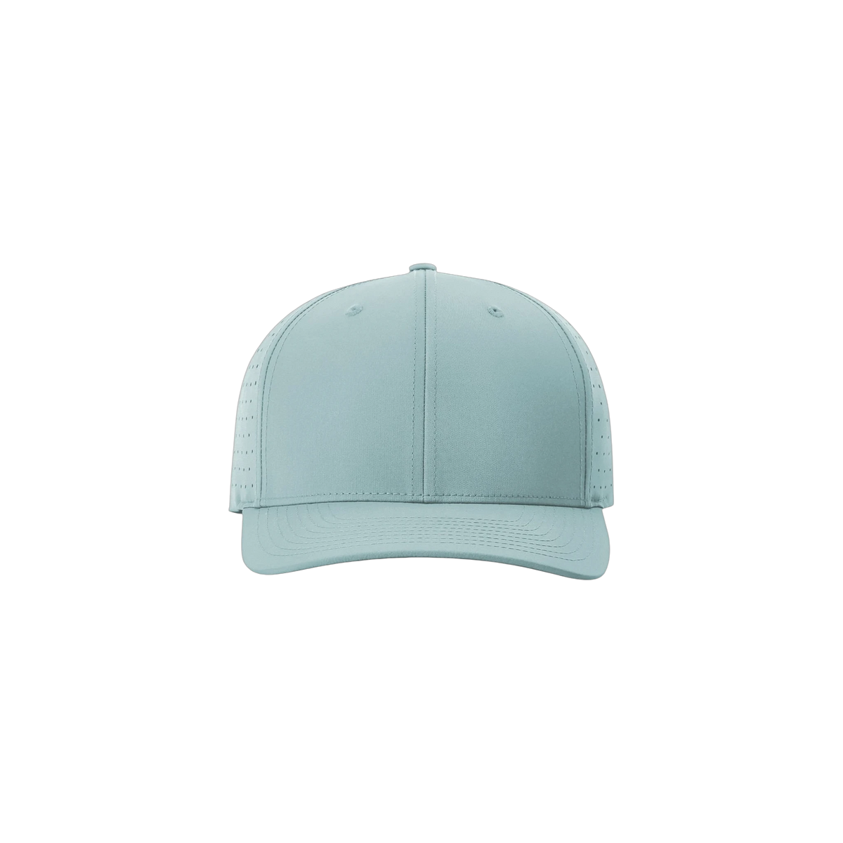 Richardson Laser Perf R-Flex Snapback in Smoke Blue — custom branded by Motive