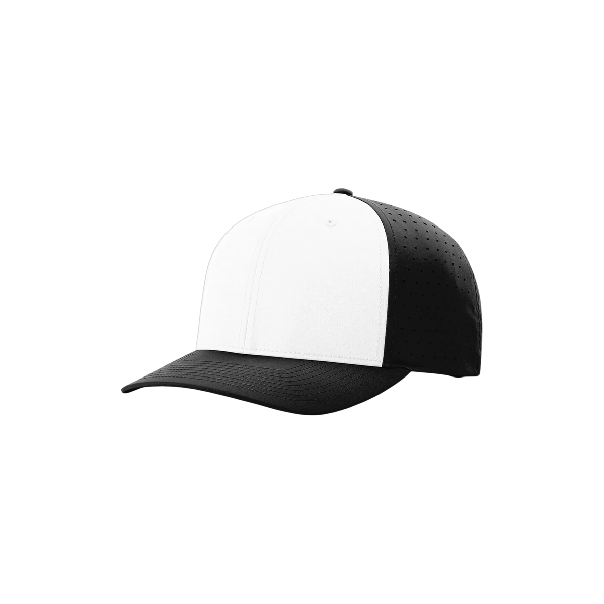 Richardson Laser Perf R-Flex Snapback in White/ Black/ Black