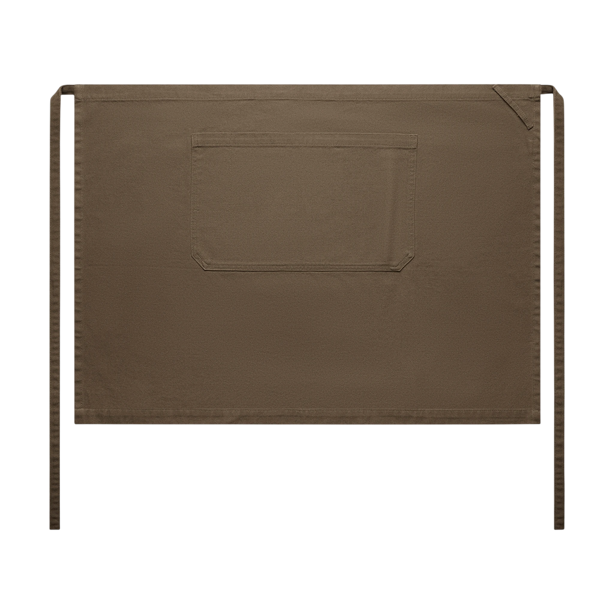 AS Colour Canvas Half Apron in Walnut — custom branded by Motive