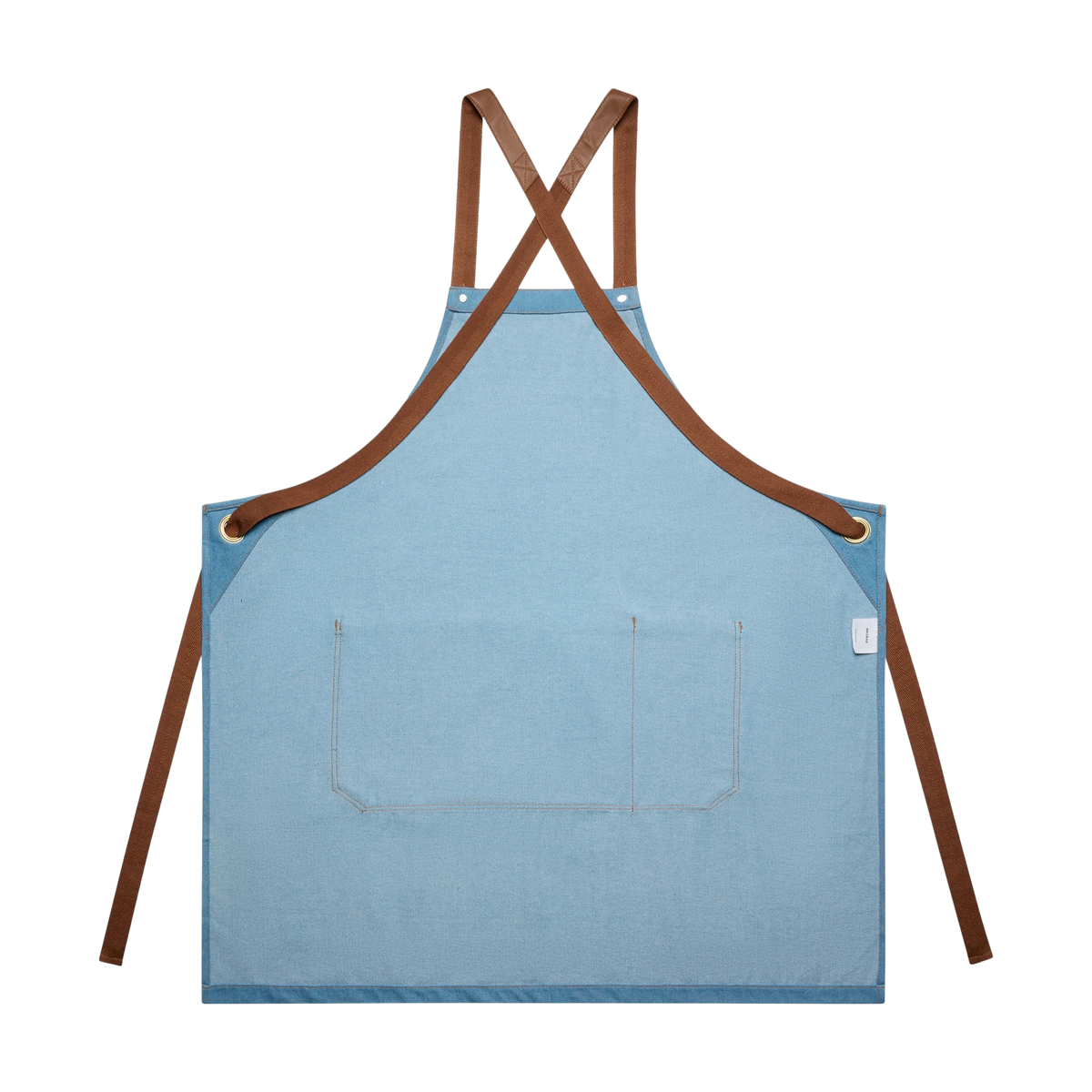 AS Colour Denim Apron in Denim — custom branded by Motive