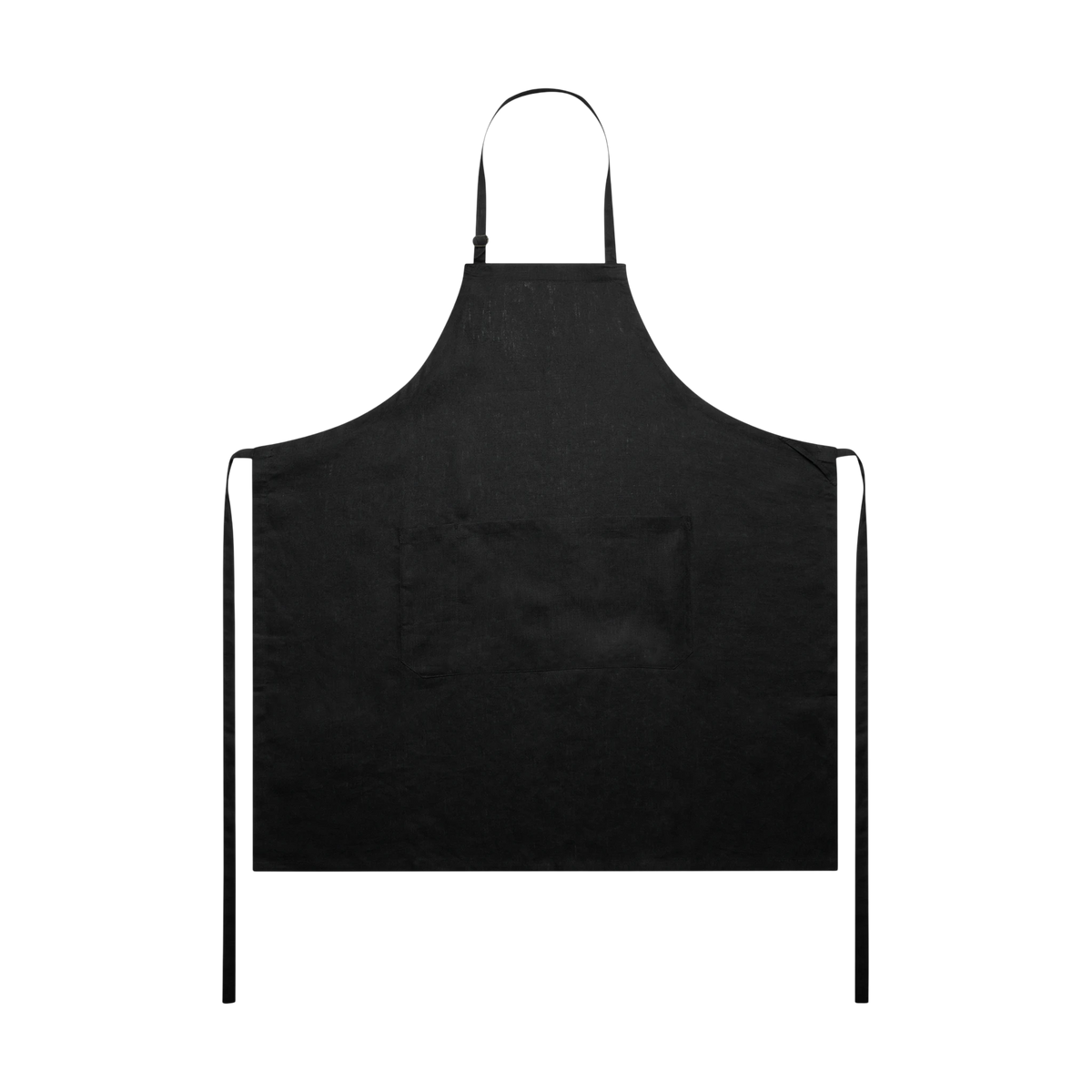 AS Colour Linen Apron in Black