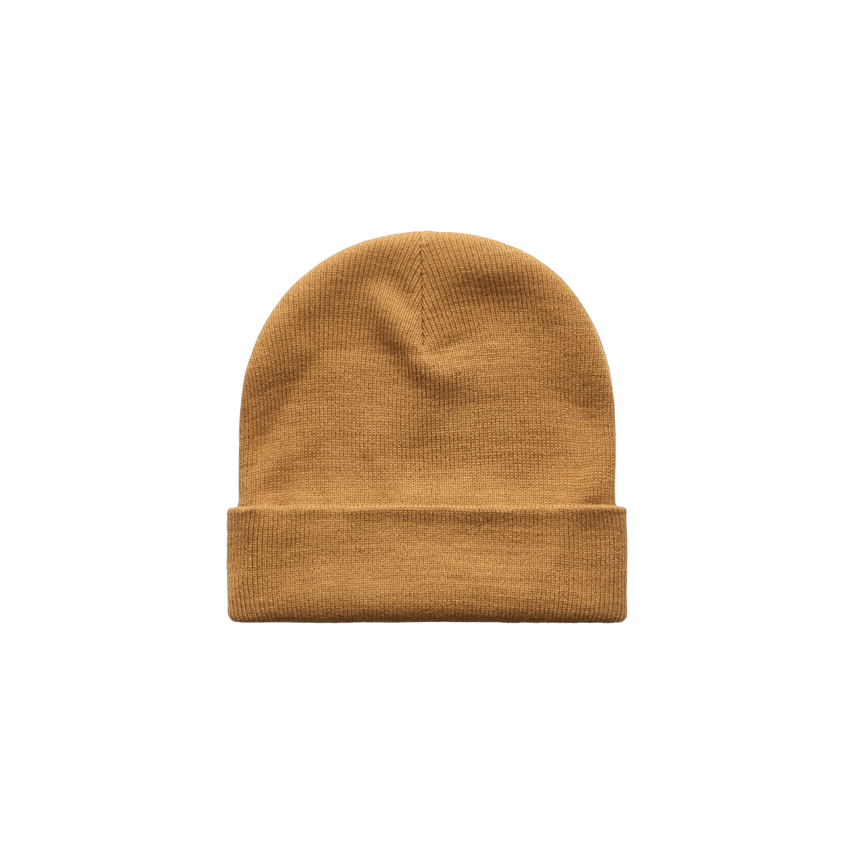 AS Colour Cuff Beanie in Camel — custom branded by Motive