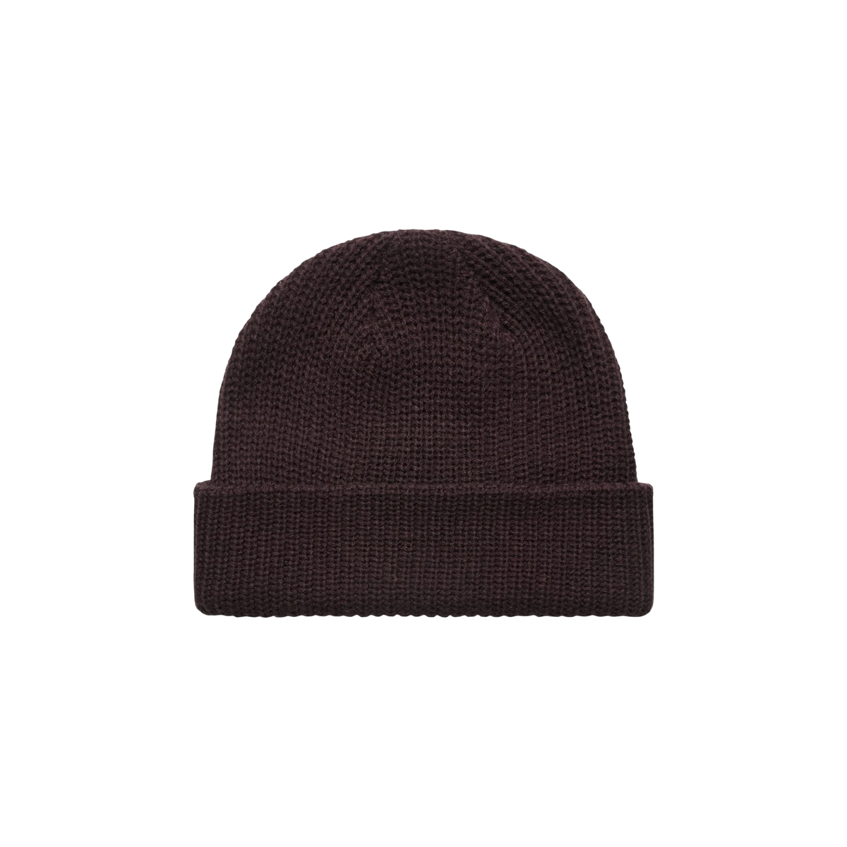 AS Colour Cable Beanie in Plum — custom branded by Motive