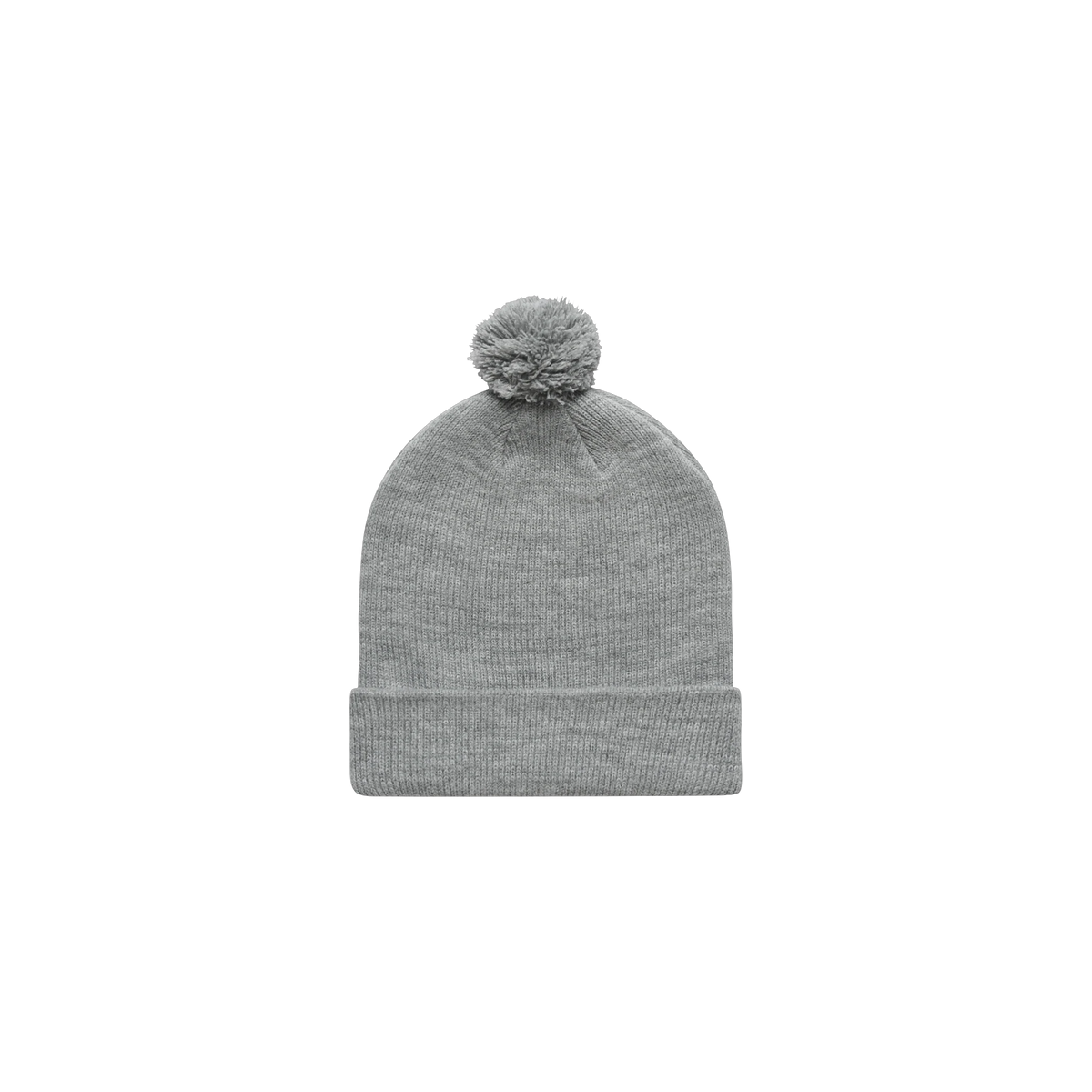 AS Colour Pom Pom Beanie in Athletic Heather — custom branded by Motive
