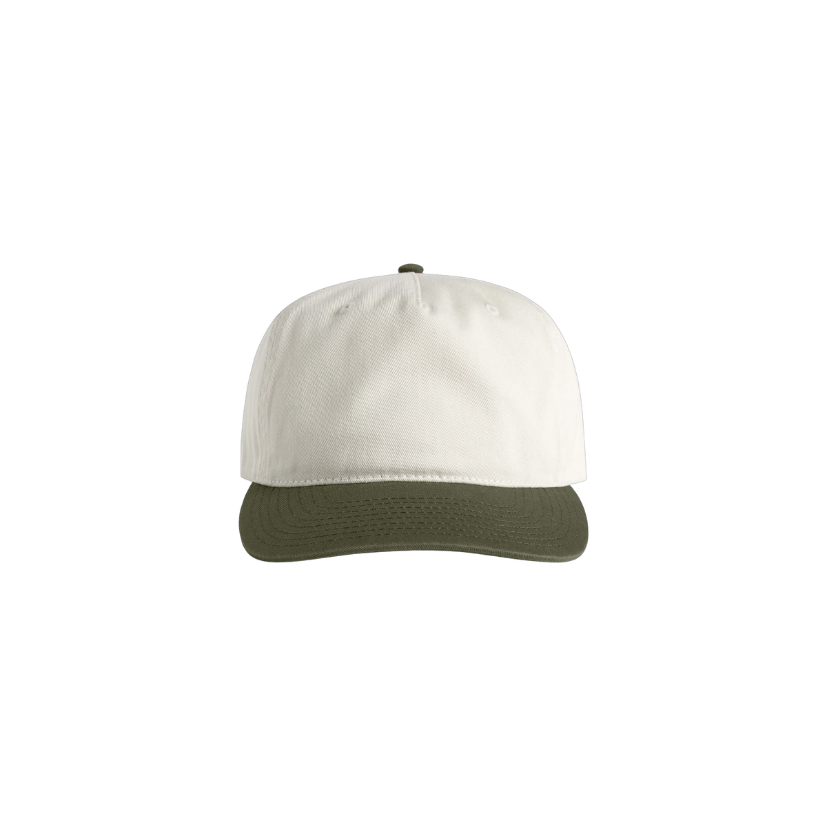 AS Colour Class Two-Tone Cap in Natural/Army