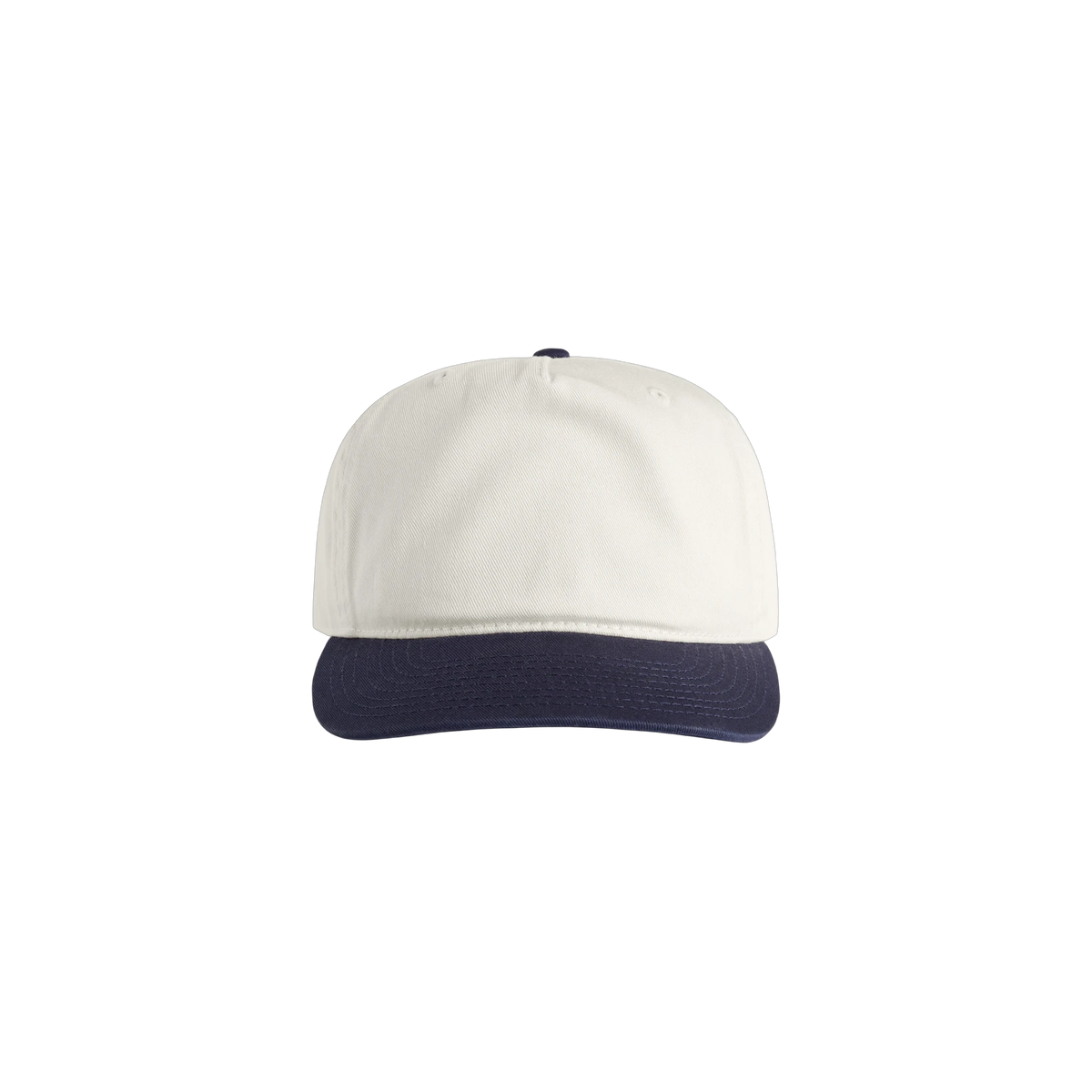 AS Colour Class Two-Tone Cap in Natural/Midnight — custom branded by Motive