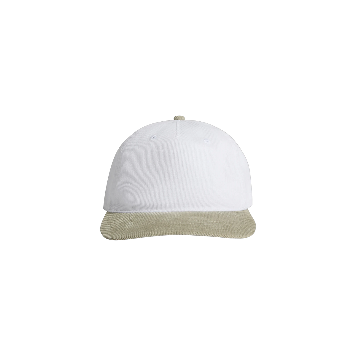 AS Colour Class Cord Two-Tone Cap in White/Eucalyptus