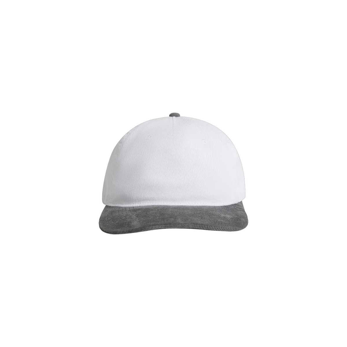 AS Colour Class Cord Two-Tone Cap in White/Shadow — custom branded by Motive