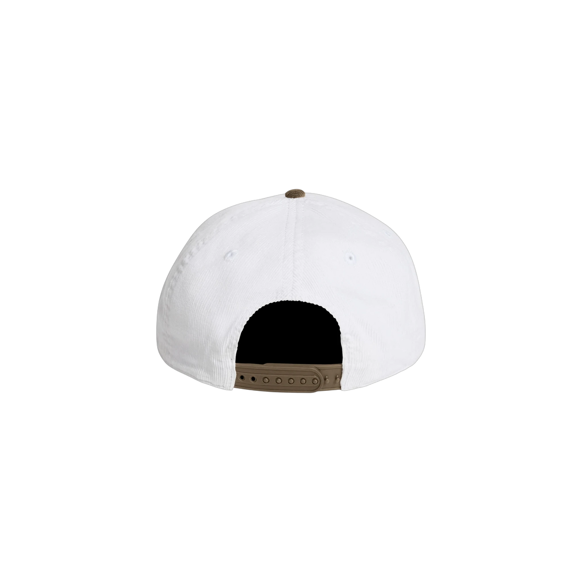 AS Colour Class Cord Two-Tone Cap in White/Walnut