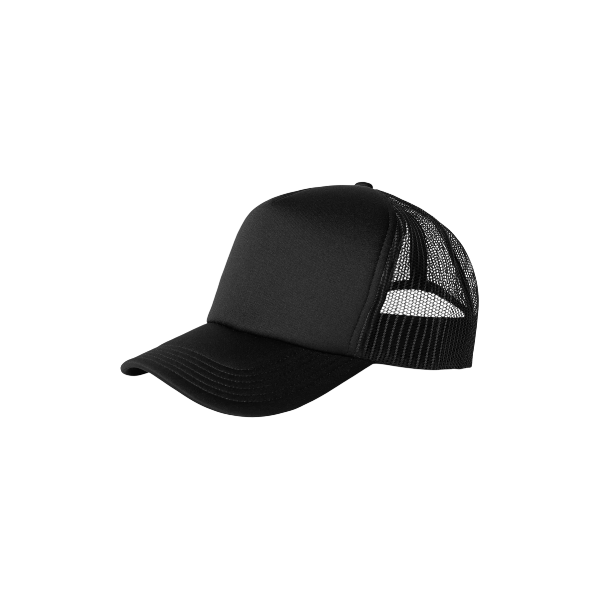 AS Colour Frame Foam Trucker Cap in Black — custom branded by Motive